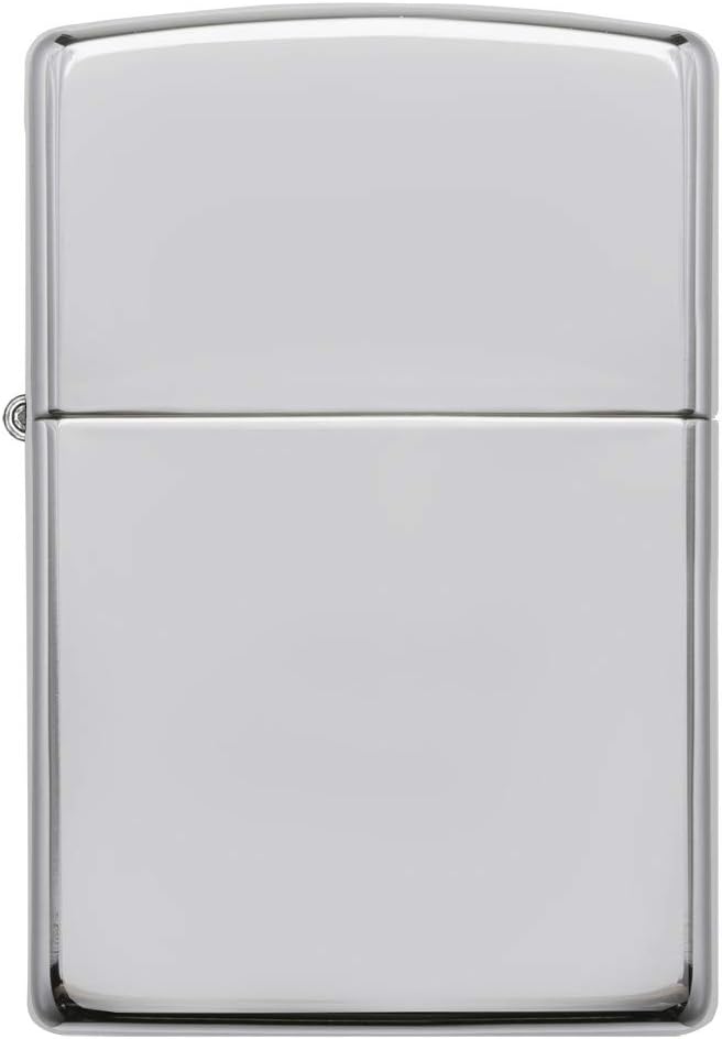 Zippo High Polish Sterling Armor Pocket Lighter, Silver
