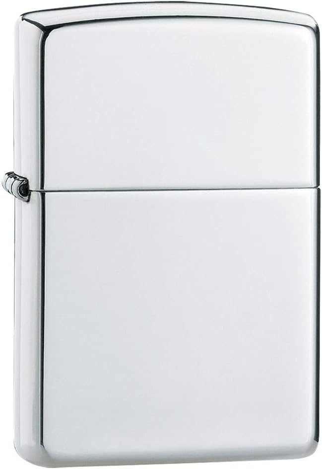 Zippo High Polish Sterling Armor Pocket Lighter, Silver