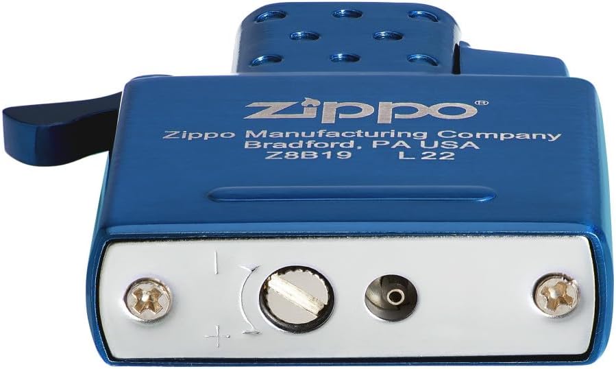 Zippo High Polish Blue Butane Lighter Insert - Double Torch