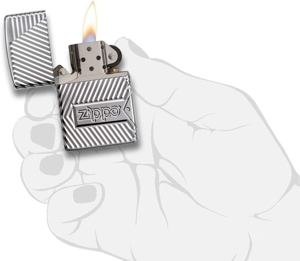 Zippo Zippo Bolts Design Pocket Lighter