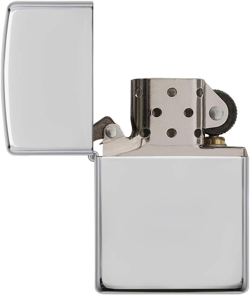 Zippo High Polish Sterling Armor Pocket Lighter, Silver