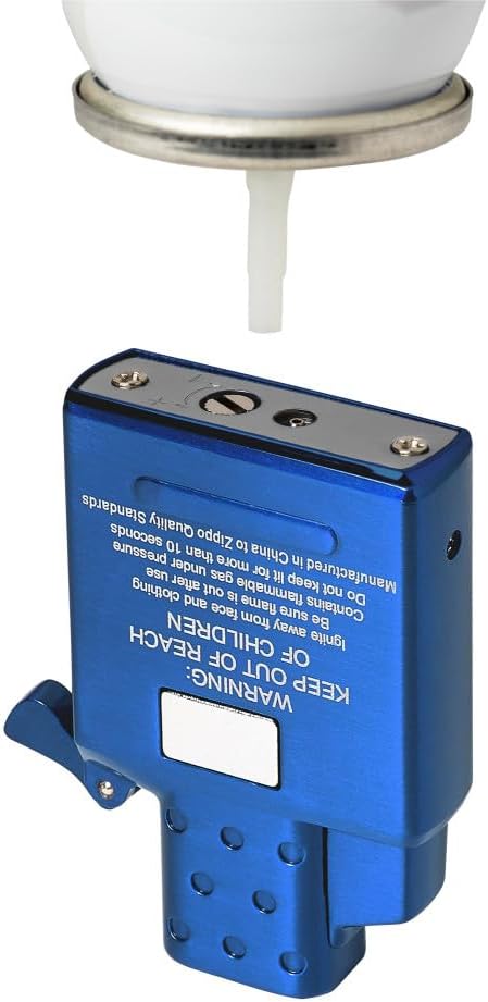 Zippo High Polish Blue Butane Lighter Insert - Double Torch