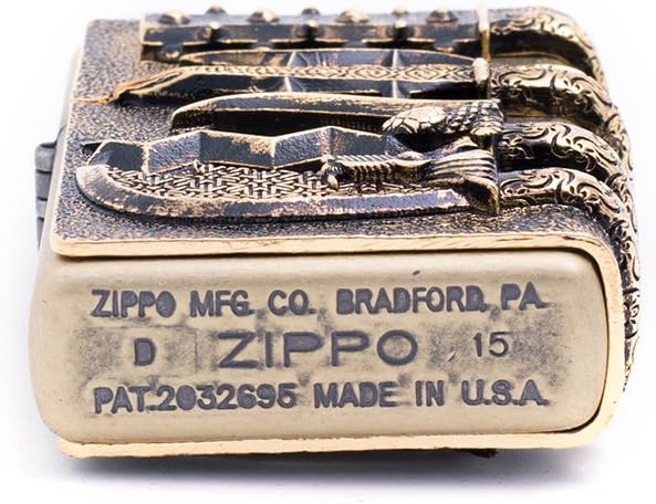 Zippo Oriental Arms GD Lighter Genuine Authentic Original Packing 6 Flints Set
