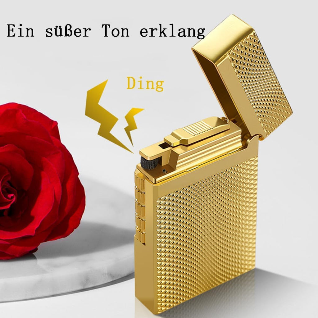 Dragon Relief Metal Lighter - Refillable Butane, Soft Flame, Flip Lighter for Camping & Gifts