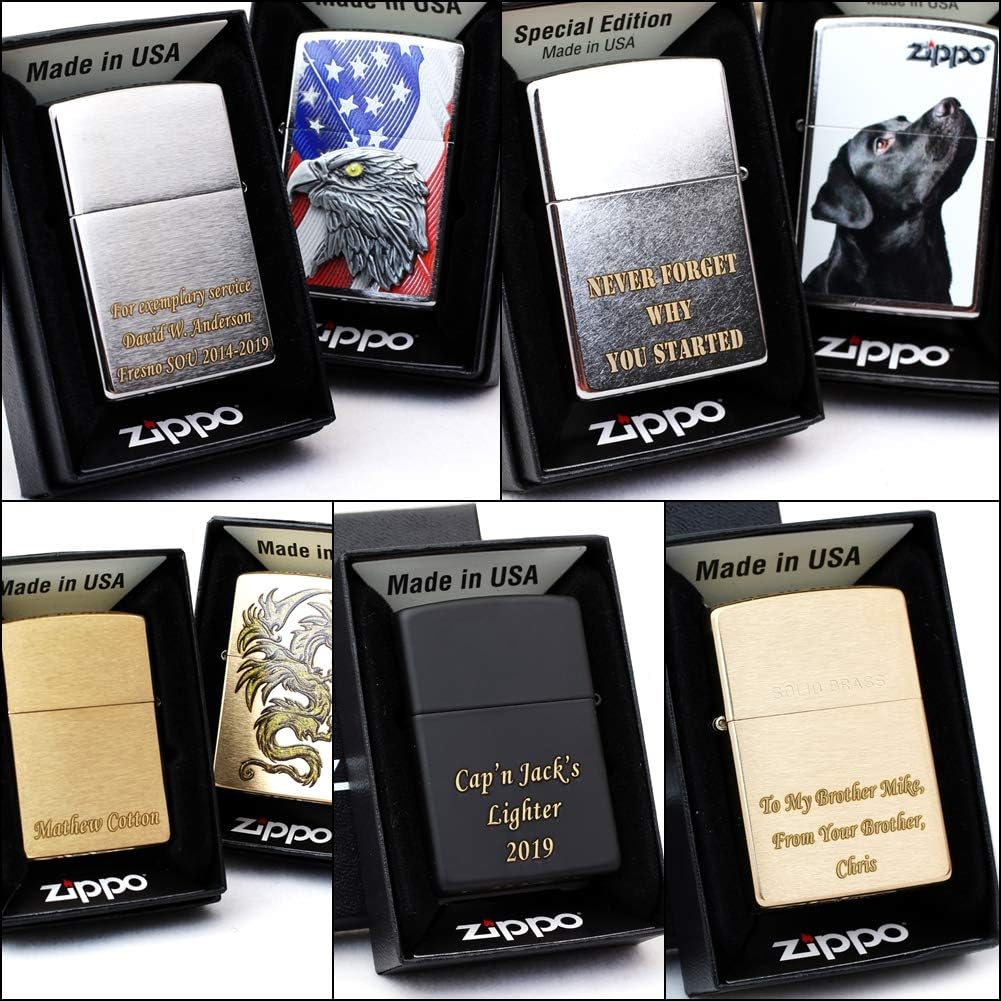 Personalized Groomsmen Zippo Lighter Perfect for Boyfriend