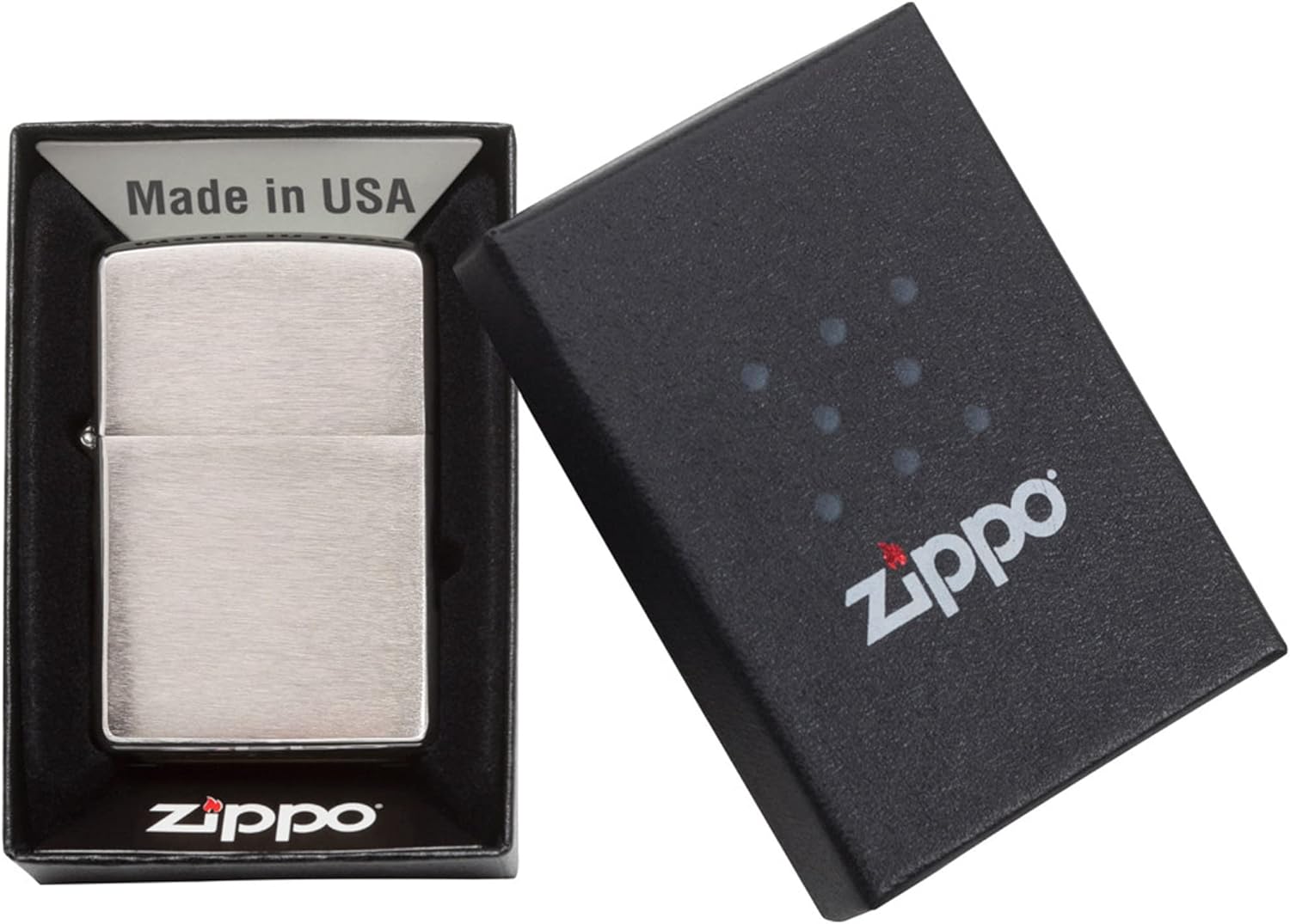 Zippo Classic Brushed Chrome Pocket Lighter