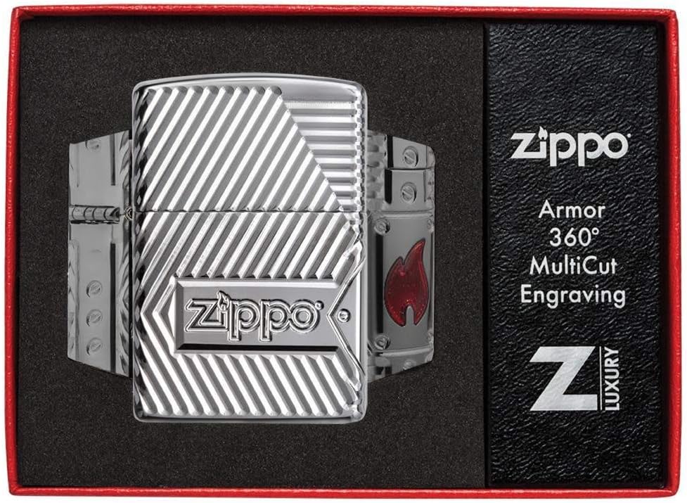 Zippo Zippo Bolts Design Pocket Lighter
