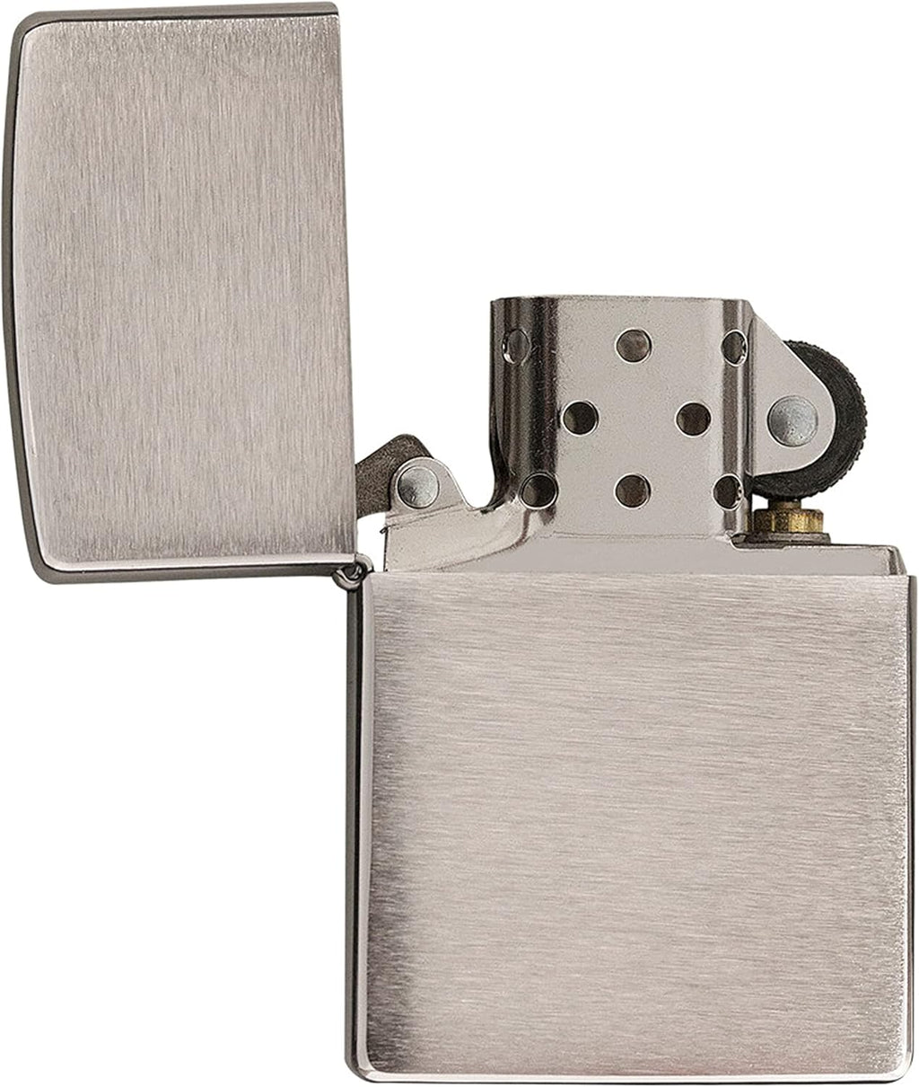 Zippo Classic Brushed Chrome Pocket Lighter
